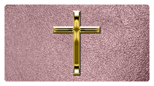DSC700 510 GD SH OR Gold Single Cross Shimmer Orchid Background